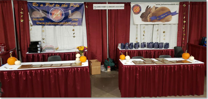 Pal Booth 2021 ARBA National Convention - Louiseville, KY