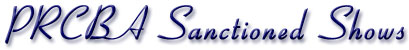 PRCBA Sanctioned Shows